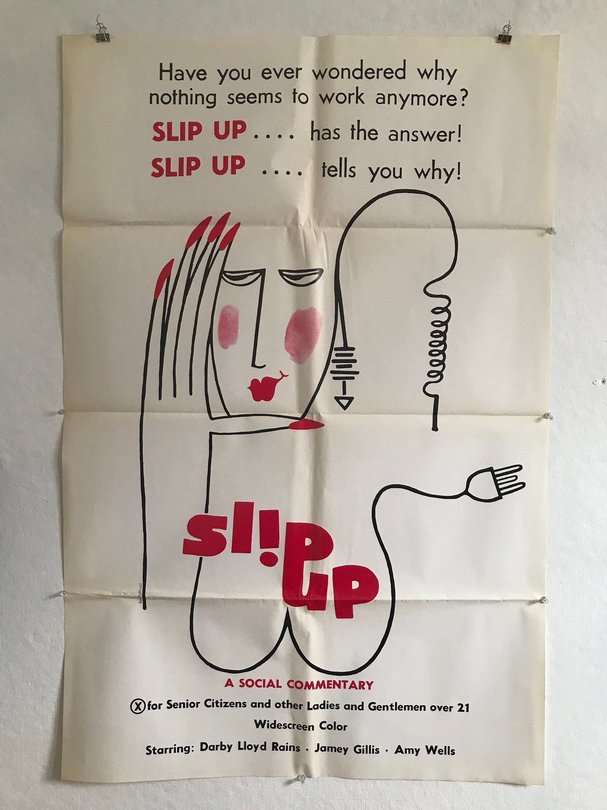 1975 ADULT “Slip Up” Poster