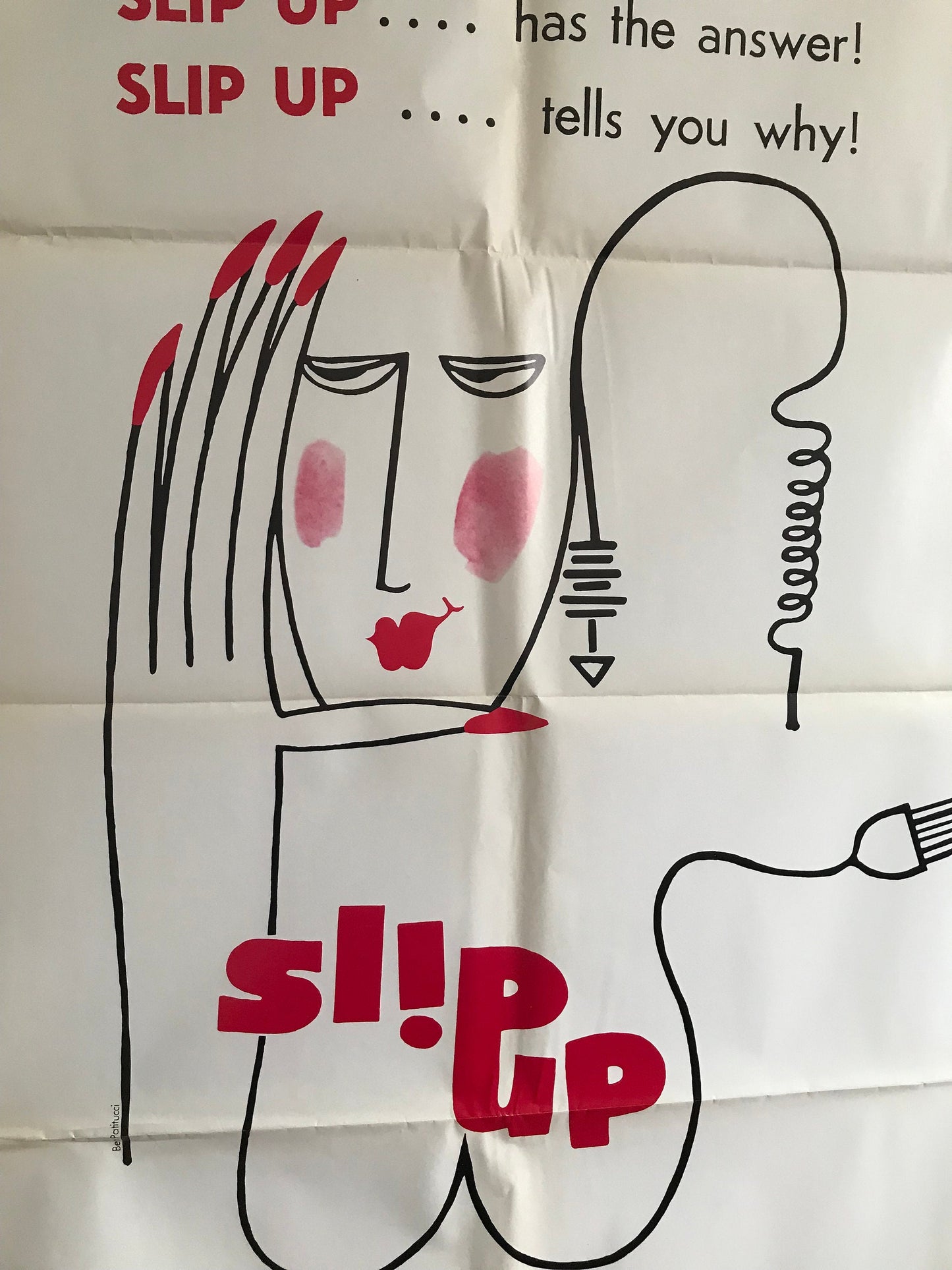 1975 ADULT “Slip Up” Poster