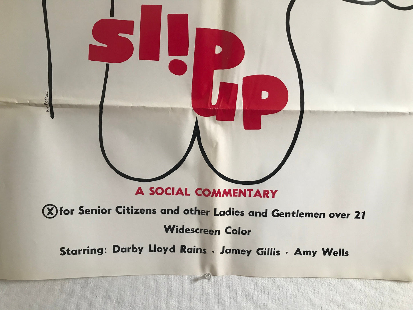 1975 ADULT “Slip Up” Poster