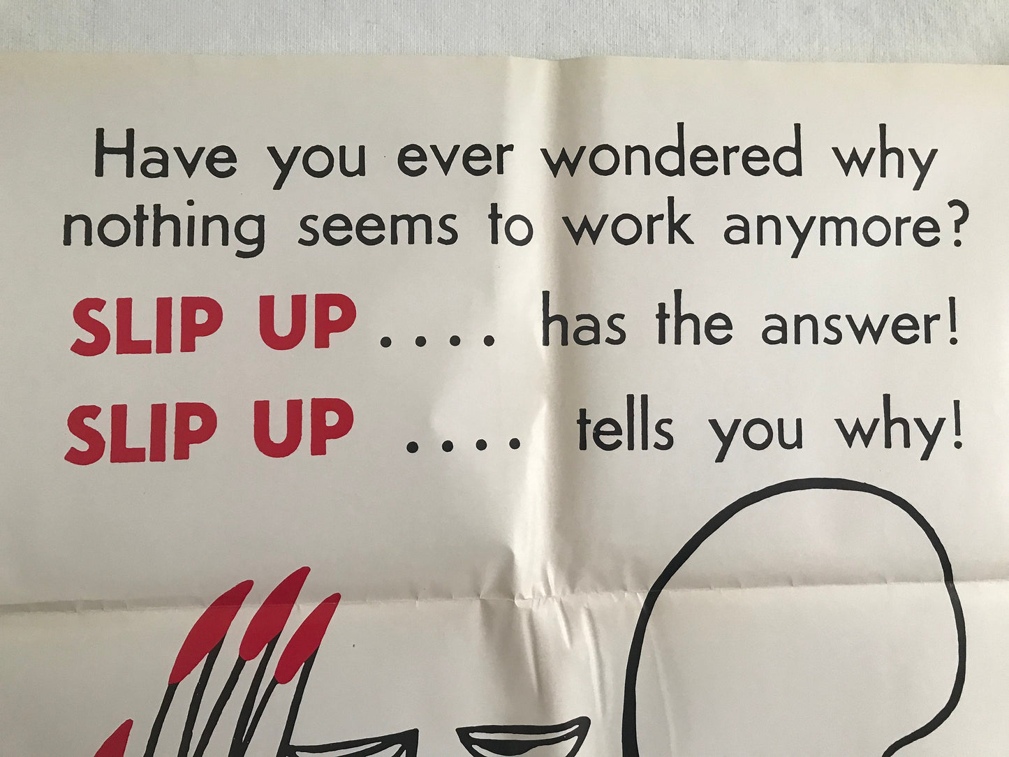 1975 ADULT “Slip Up” Poster