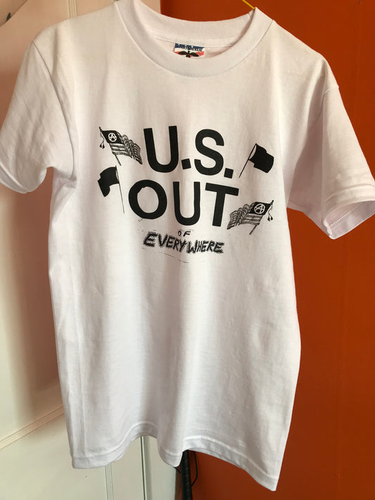 U.S. Out Shirt on White by KNOX