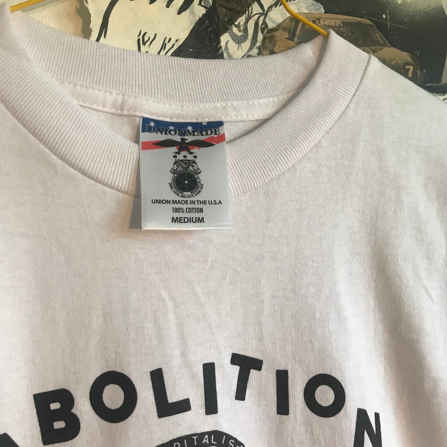 Abolition Now! Shirt by KNOX on White