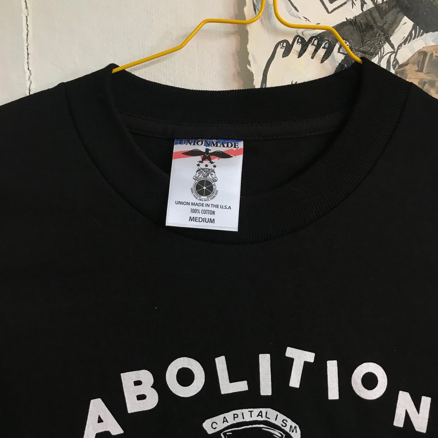 Abolition Now! Shirt by KNOX on Black